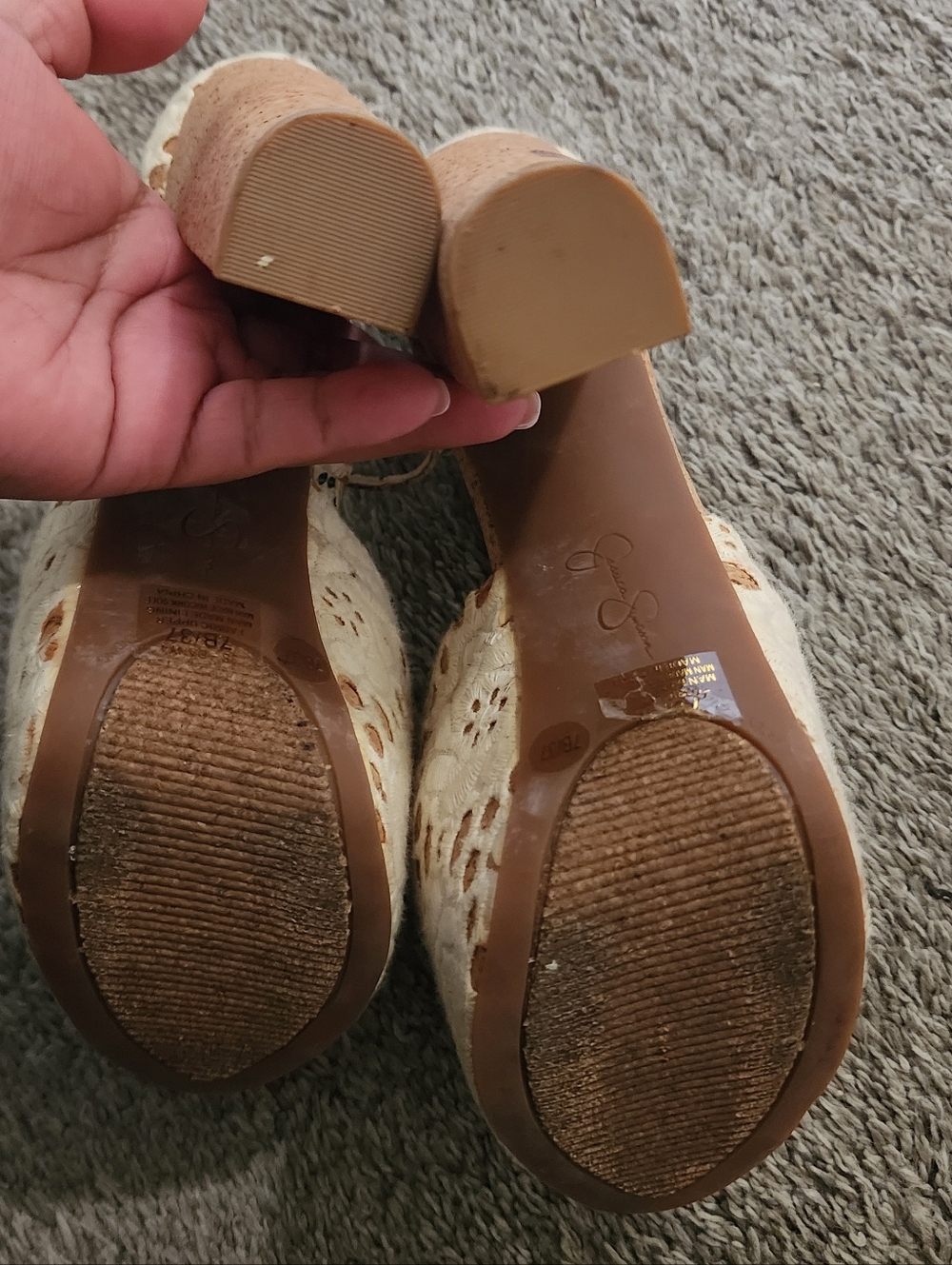 Jessica Simpson Dany Heels Crochet - Picture 3 of 4